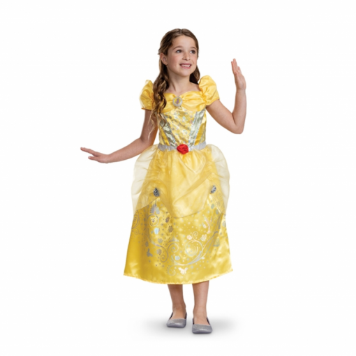 Fato Bela (Bela e o Monstro - Princesas Disney) Idade 5-6