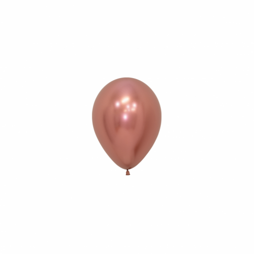 50 Balões latex R5 (12cm) - Reflex Rose Gold - 968