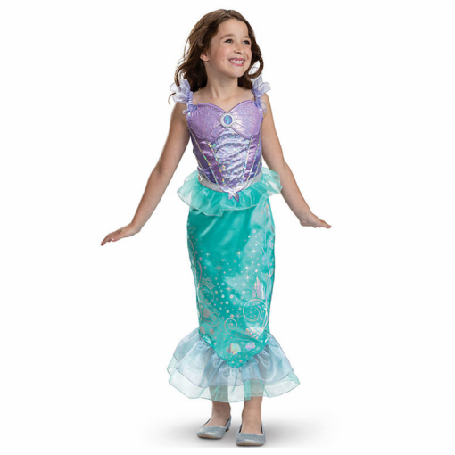 Fato Ariel (Pequena Sereia - Princesas Disney) Idade 3-4