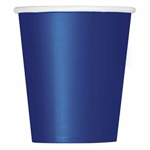 14 Copos 267ml Azul Escuro