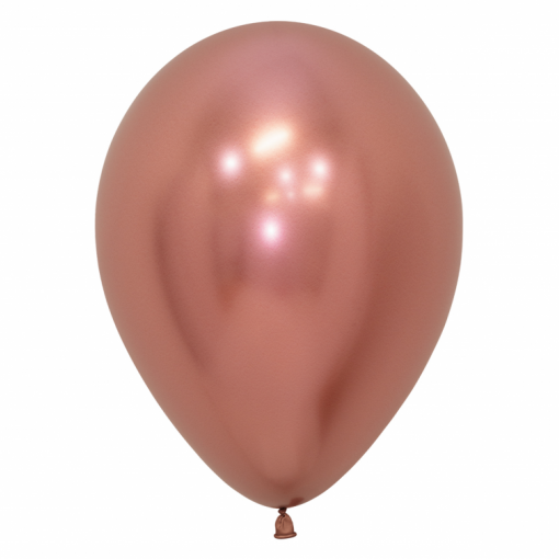 12 Balões latex R12 (30cm) -  Reflex Rose Gold - 968