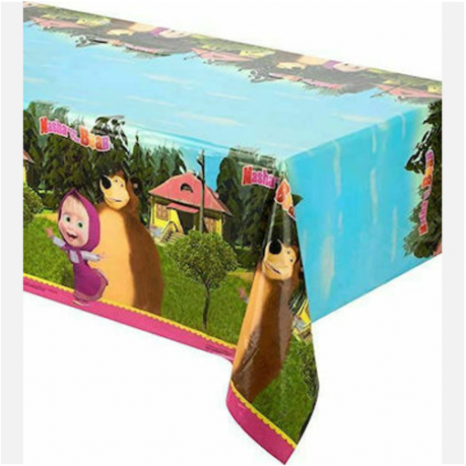 Toalha de mesa Masha e o Urso 120x180cm