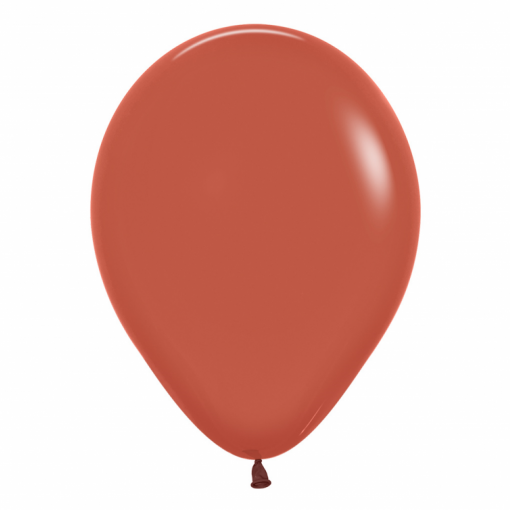 50 Balões latex R12 (30cm) - Terracotta - 072