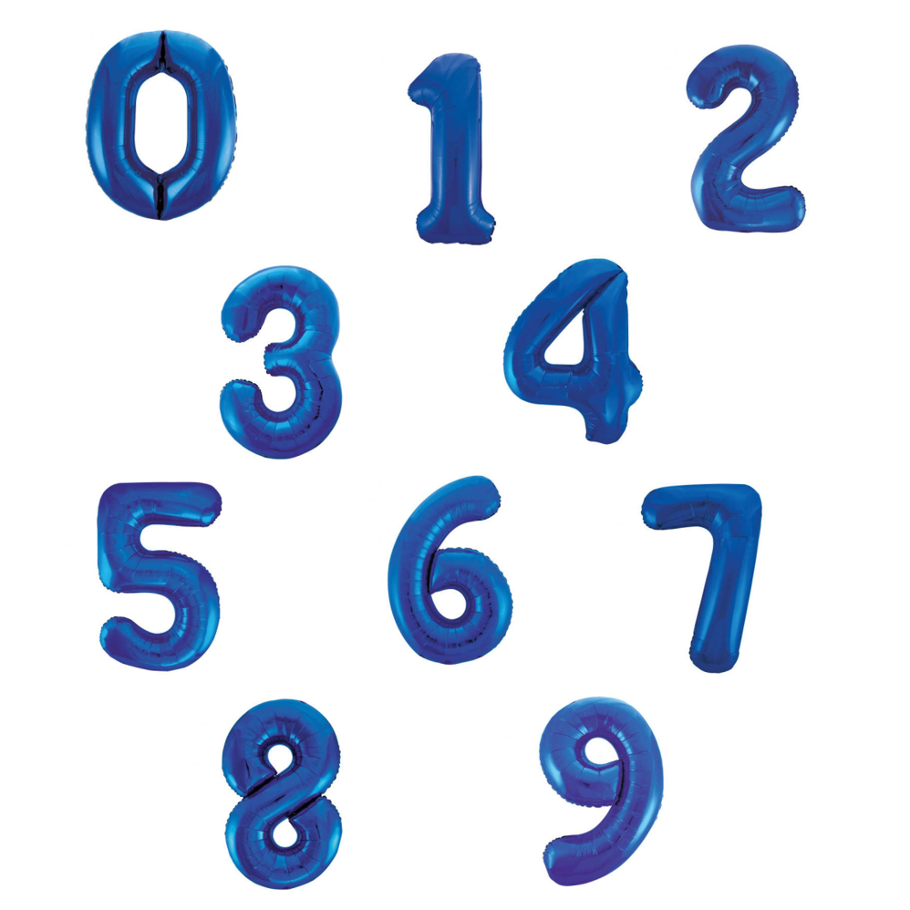 Sortido Balões Foil 86cm Azul