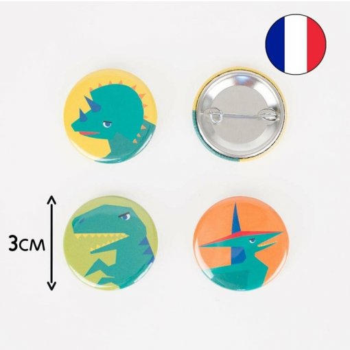 3 Crachás Dinossauros