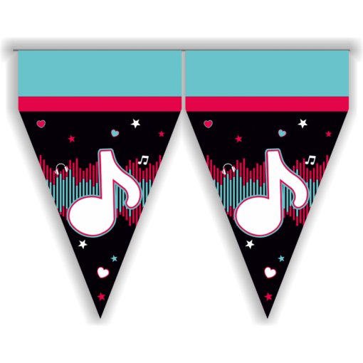 Bandeiras Triângulo 3m Dance Party