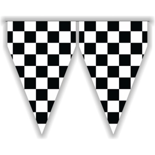 Bandeira Triângulo 365x28cm Racing - Carros