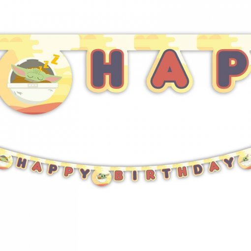 Grinalda Happy Birthday Star Wars - The Mandalorian