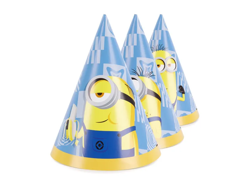 6 Chapeús 16cm Minions