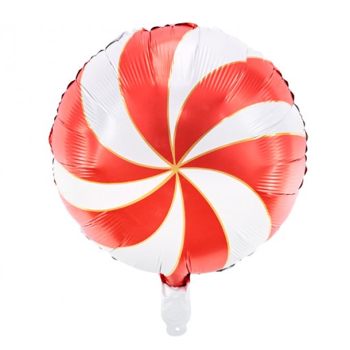 Balão Foil Candy 35cm Vermelho Natal