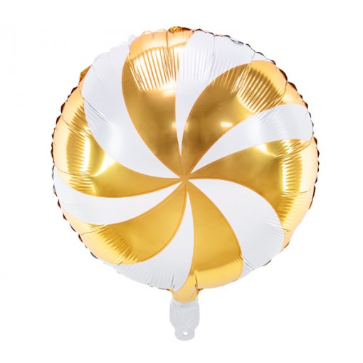 Balão Foil Candy 35cm Dourado Natal / Ano Novo