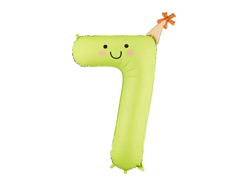 Balão Foil 86cm Smile com Chapéu Nº7