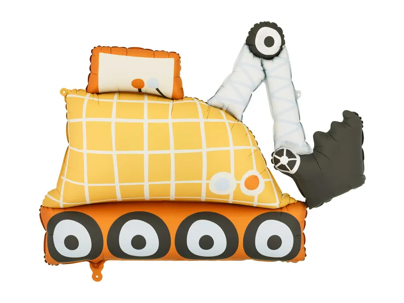 Balão Foil 93x68cm Escavadora