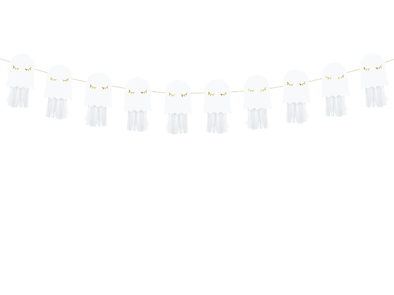 Grinalda 1,3m Fantasmas - Halloween