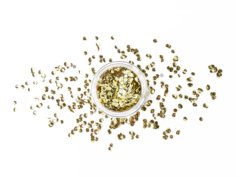 Glitter para a cara e corpo 3g - Dourado