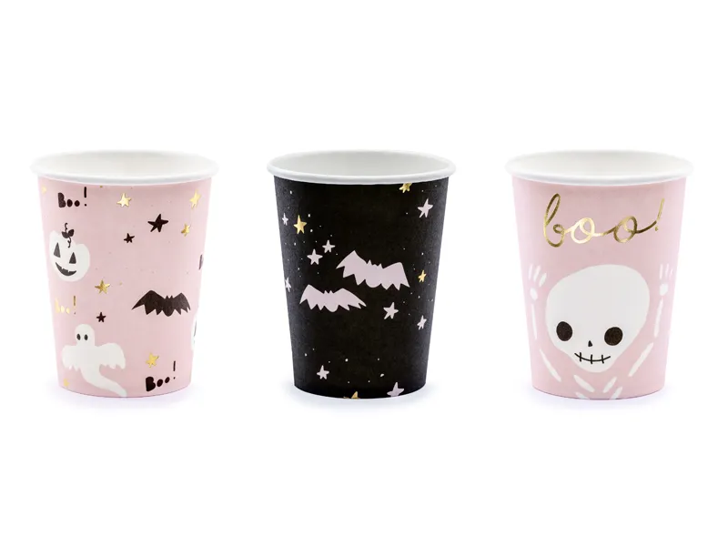 6 Copos 200ml EU Boo! - Halloween