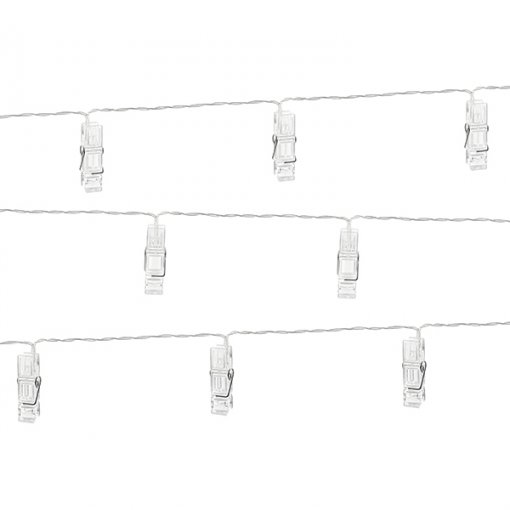 Clips para fotografias com LED - 1,4 metros