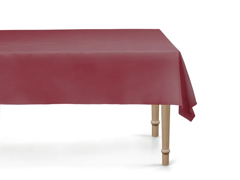 Toalha de mesa 137x183cm Vermelho Escuro