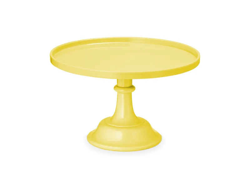 Cake Stand 24-14,5cm Amarelo