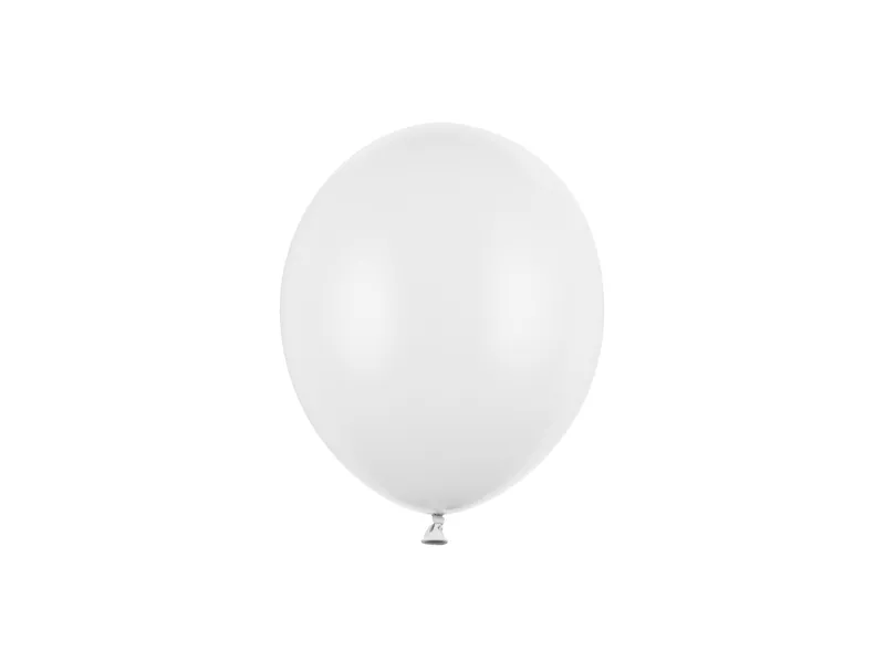 100 Balões latex 5'' (12cm) Pastel Pure White