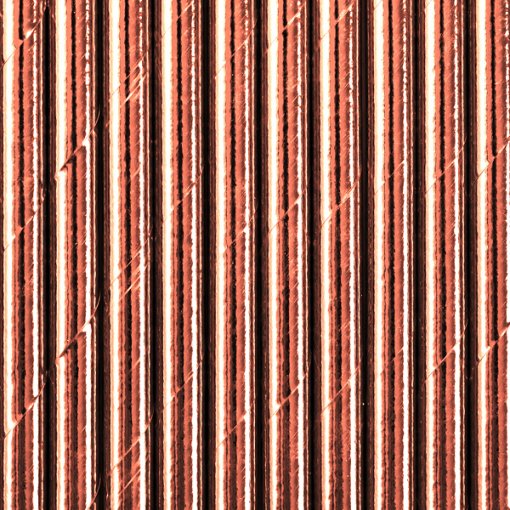 250 Palhinhas de Papel Rose Gold