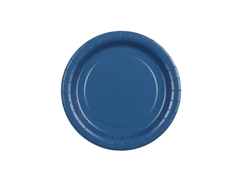 6 Pratos 18cm Azul Escuro