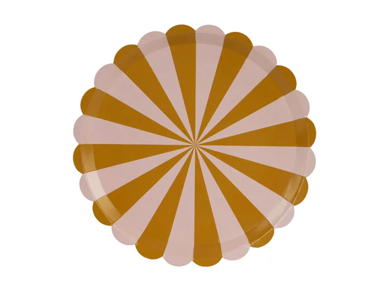 6 Pratos Riscas 21cm