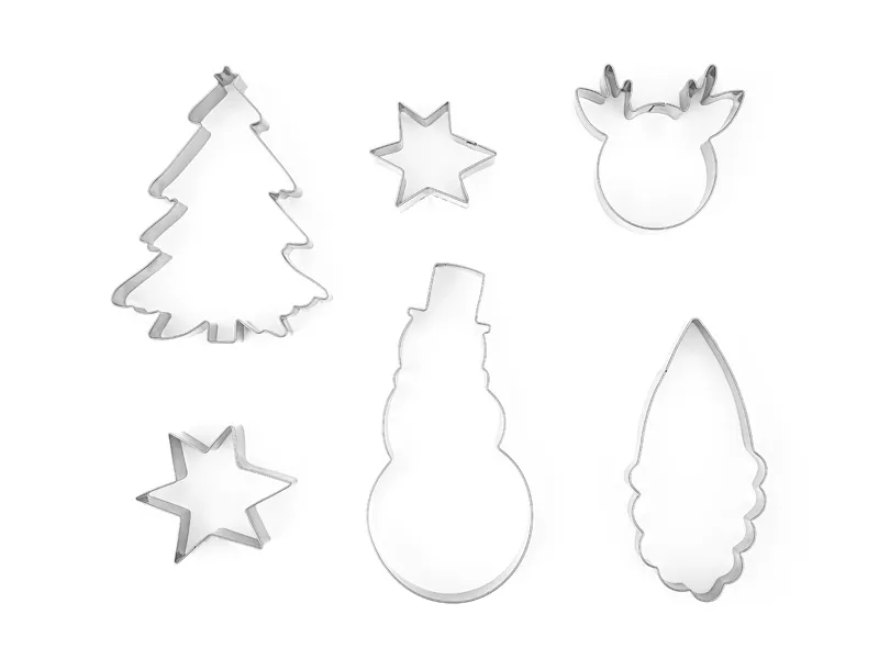 6 Cortadores Bolachas Natal