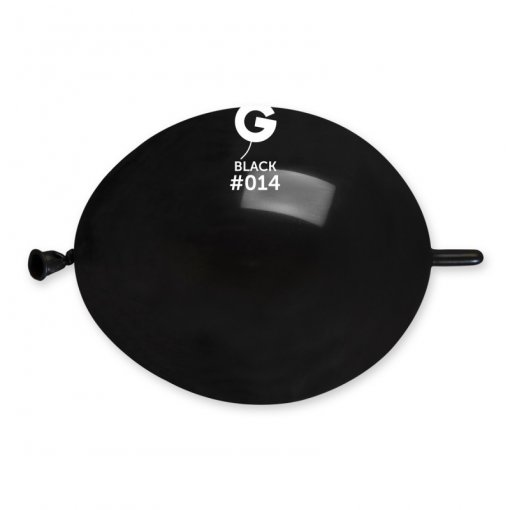 100 Balões latex G Link 6'' (16cm) cor Black #014 - GL6