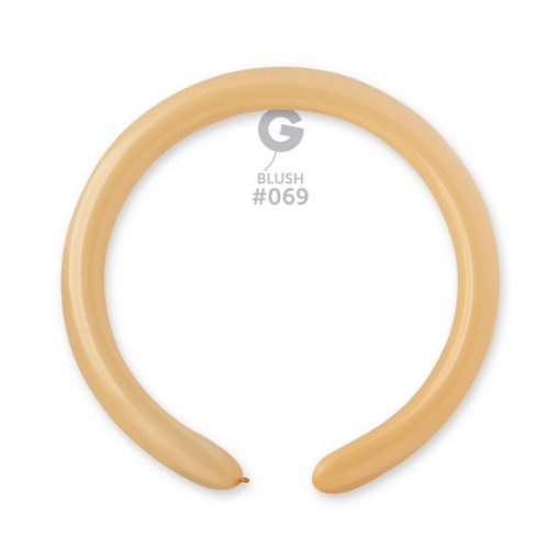 100 Balões latex Modelar 2'' (5cm) cor Blush #069 - D4
