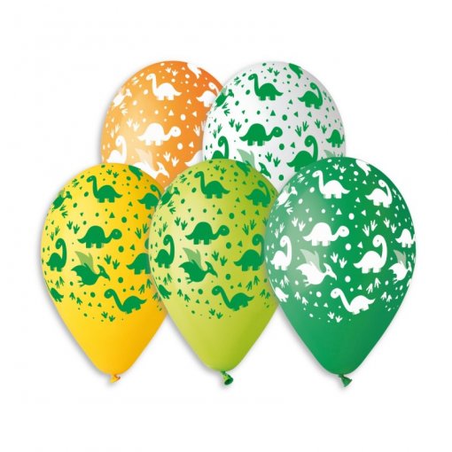 50 Balões latex Dinossauros 12'' #638