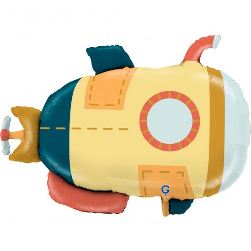 Balão Foil 61x43cm Submarino