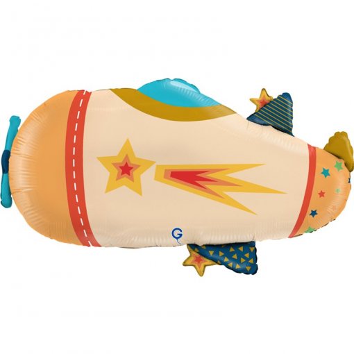 Balão Foil 73x37cm Avião