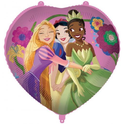 Balão Foil Coração 46cm Princesas Disney