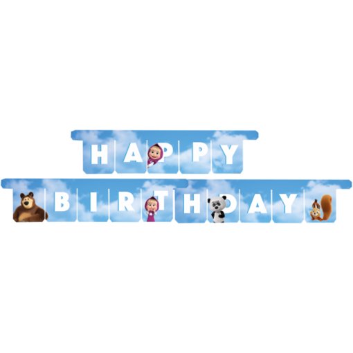 Grinalda Happy Birthday Masha e o Urso