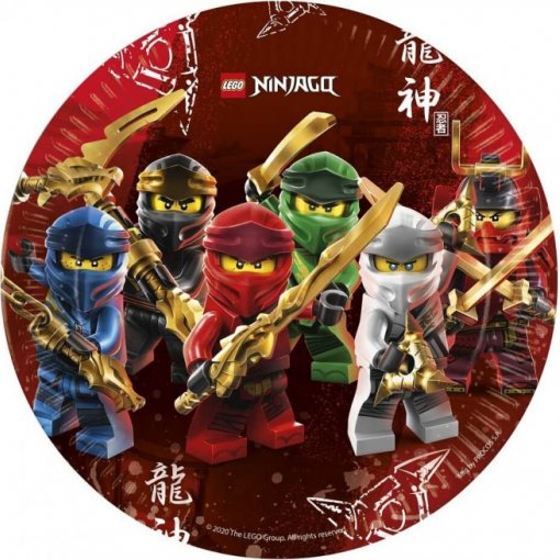 8 pratos 23cm EU Lego Ninjago