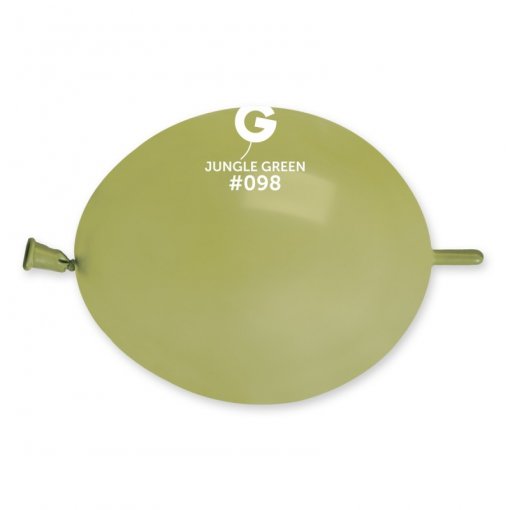 100 Balões latex G Link 6'' (16cm) cor Green Olive #098 - GL6