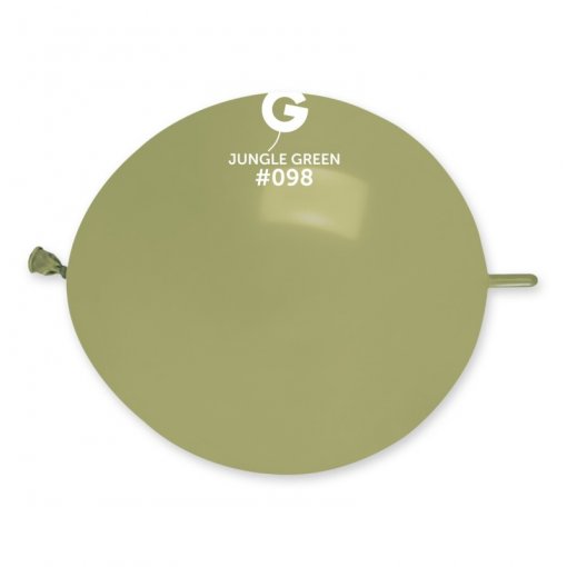 50 Balões latex G Link 13'' (33cm) cor Green Olive #098 - GL13