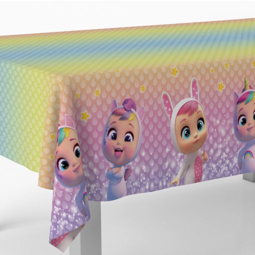 Toalha de Mesa 120x180cm Cry Babies