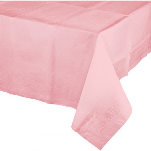 Toalha de mesa Papel 120x180cm Rosa Claro