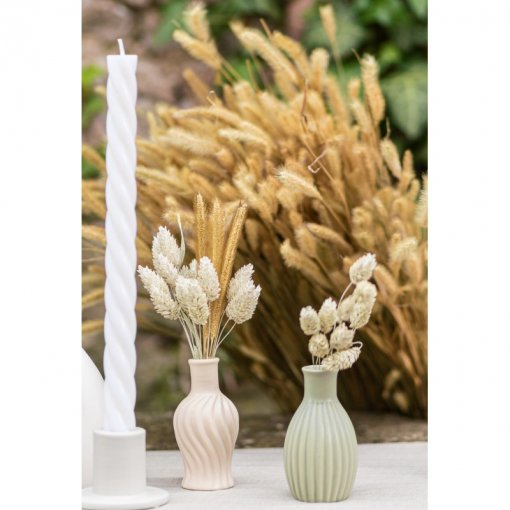 Vaso de Cerâmica Torcido 4,5cm Nude