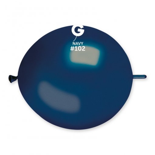 50 Balões latex G Link 13'' (33cm) cor Navy #102 - GL13