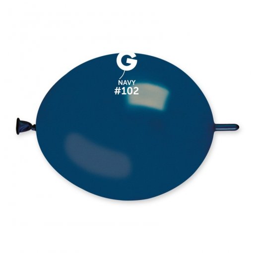 100 Balões latex G Link 6'' (16cm) cor Navy #102 - GL6