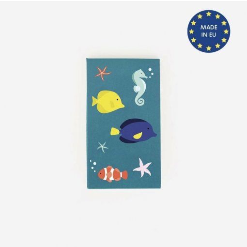 Bloco de Notas 9x5x0,5cm Oceano