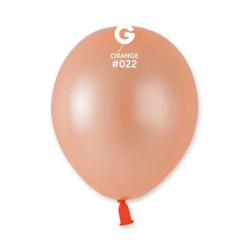 100 Balões latex 5'' (12cm) cor Neon Orange #022 - AF50