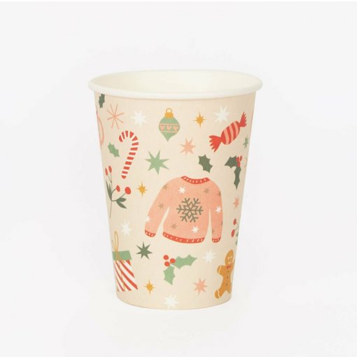 8 Copos 250ml Cosy Christmas
