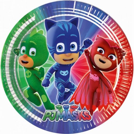 8 Pratos 23cm EU PJ Masks