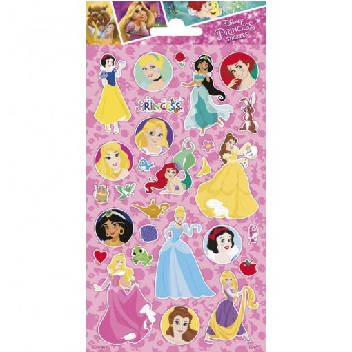 Autocolantes 102x200mm Brilhantes Princesas Disney