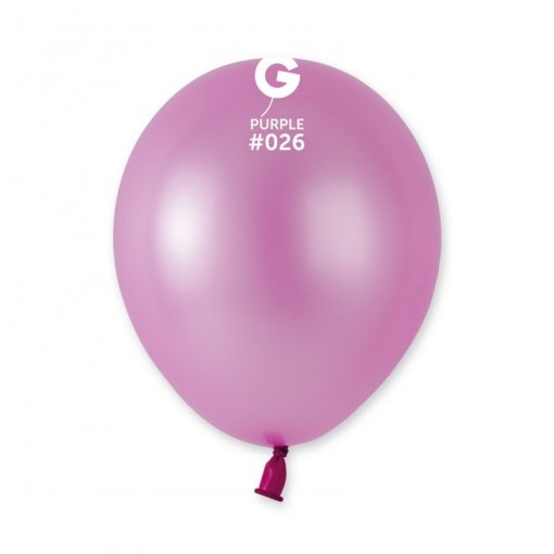 100 Balões latex 5'' (12cm) cor Neon Purple #026 - AF50