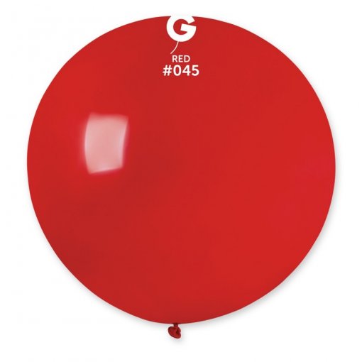 1 Balão latex 31'' (80cm) cor Red #045 - G30